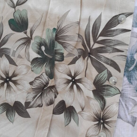 Pierre Cardin Mens XL button down casual tropical Hawaiian shirt - Picture 2 of 9